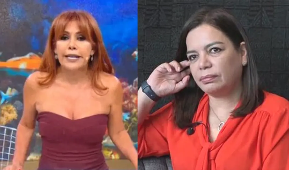 Magaly Medina recordó que Milagros Leiva también se creía dueña de ATV. Foto: Composición LR / ATV / Expreso. Magaly Medina recordó que Milagros Leiva también se creía dueña de ATV. Foto: Composición LR / ATV / Expreso.
