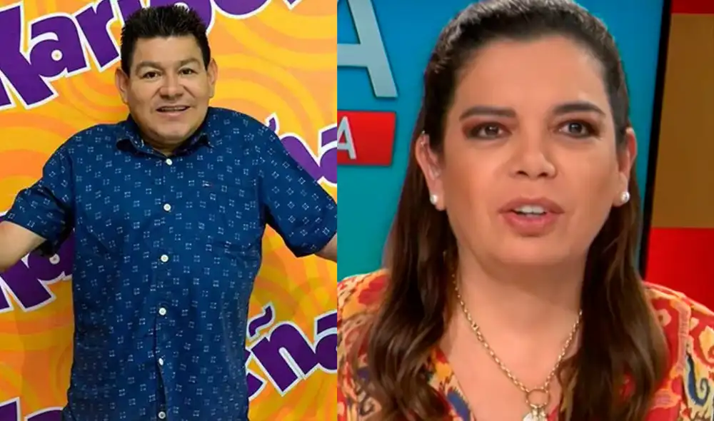 Dilbert Aguilar le contesta a Milagros Leiva. Foto: composición GLR/ La Karibeña