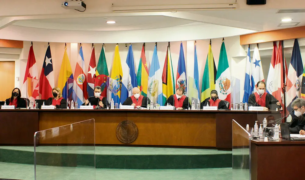 Pronta decisión. Jueces informaron a las partes que resolverán pedido de medidas provisionales sobre la aplicación del fallo del TC en el actual período de sesiones, que culmina el 8 de abril. Foto: CIDH