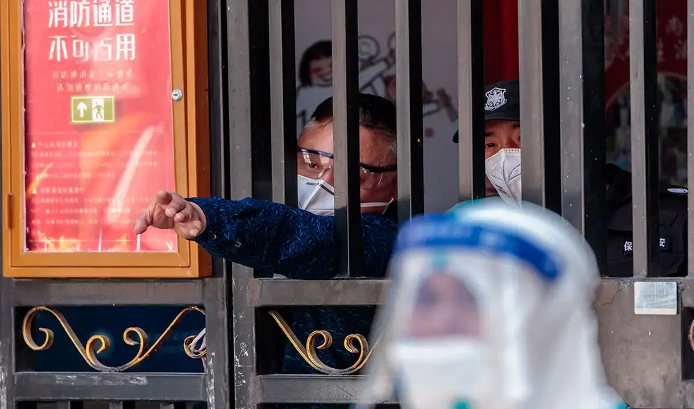 China atraviesa el peor brote de COVID-19 desde el estallido de la pandemia. Foto: EFE