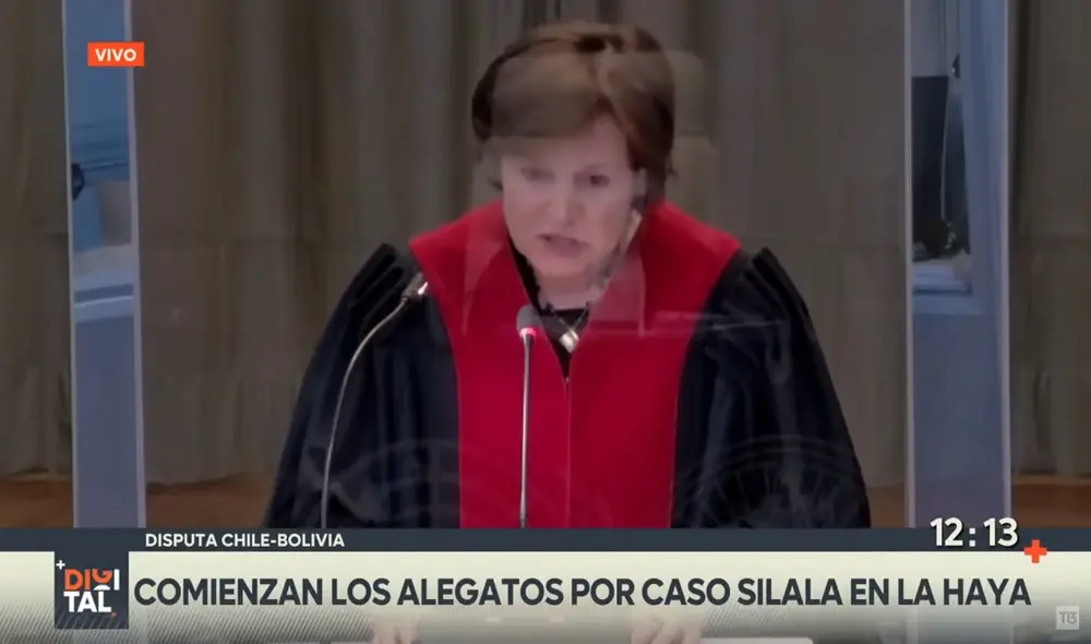 Chile tendrá tres horas para entregar sus argumentos a la Corte de La Haya. Foto: captura de T13