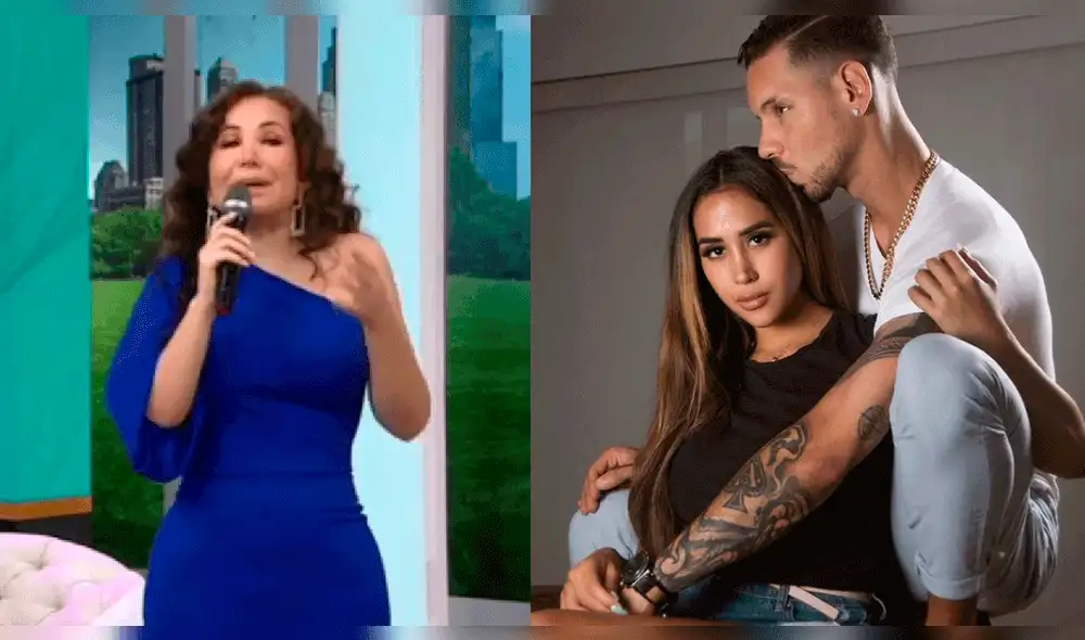 Janet Barboza no está a favor de la relación de Melissa Paredes y Anthony Aranda. Foto: composición captura de América TV/Anthony Aranda-Instagram Janet Barboza no está a favor de la relación de Melissa Paredes y Anthony Aranda. Foto: composición captura de América TV/Anthony Aranda-Instagram