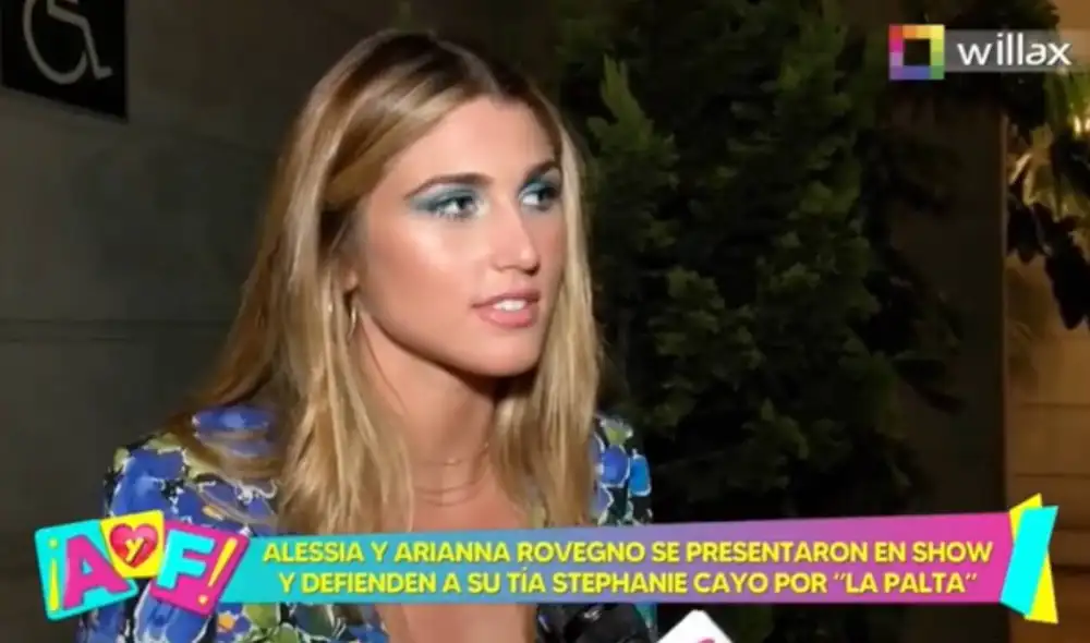 Alessia Rovegno y Jessica Newton se reunieron hace unos días. Foto: captura de Willax Alessia Rovegno y Jessica Newton se reunieron hace unos días. Foto: captura de Willax