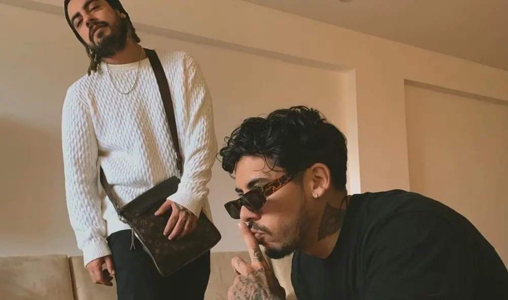 Once & Dre son dos hermanos que apuestan por fusionar varios ritmos acompañados del rap. Foto: Instagram