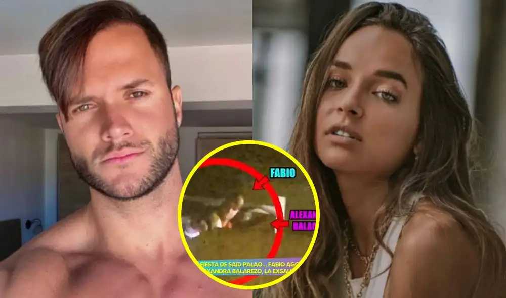 Fabio Agostini y Alexandra Balarezo fueron captados en celebración de chico reality. Foto: Instagram