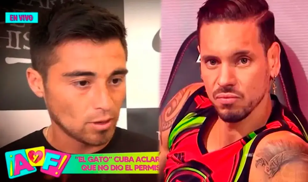 Rodrigo Cuba no quiso responder a Anthony Aranda. Foto: captura Willax TV / América TV