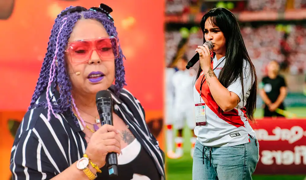 Lucía de la Cruz criticó el look que lució Daniela Darcourt. Foto: GLR / Instagram