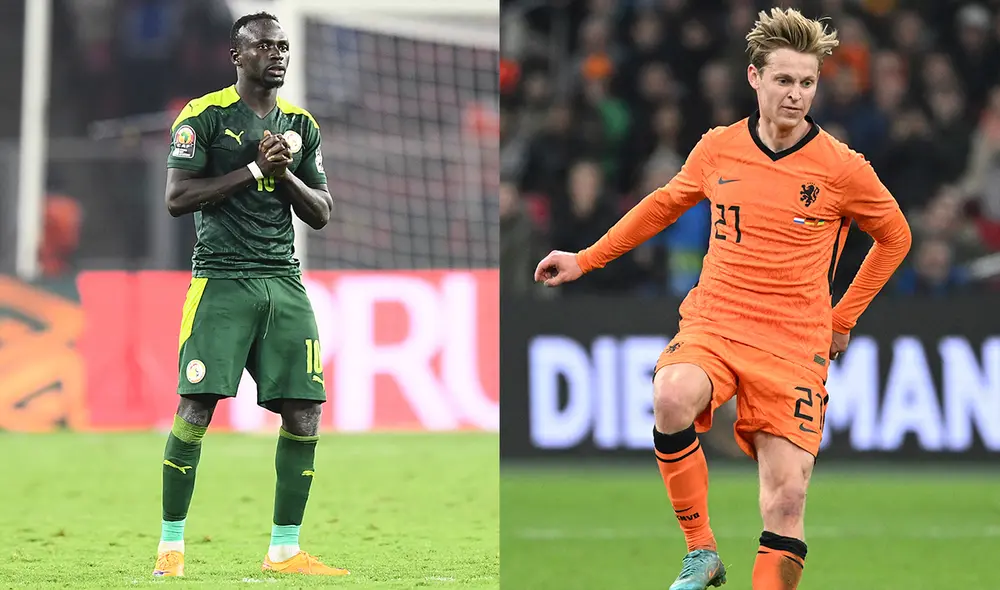 Senegal y Países Bajos abrirán el Mundial de Qatar 2022. Foto: composición de AFP