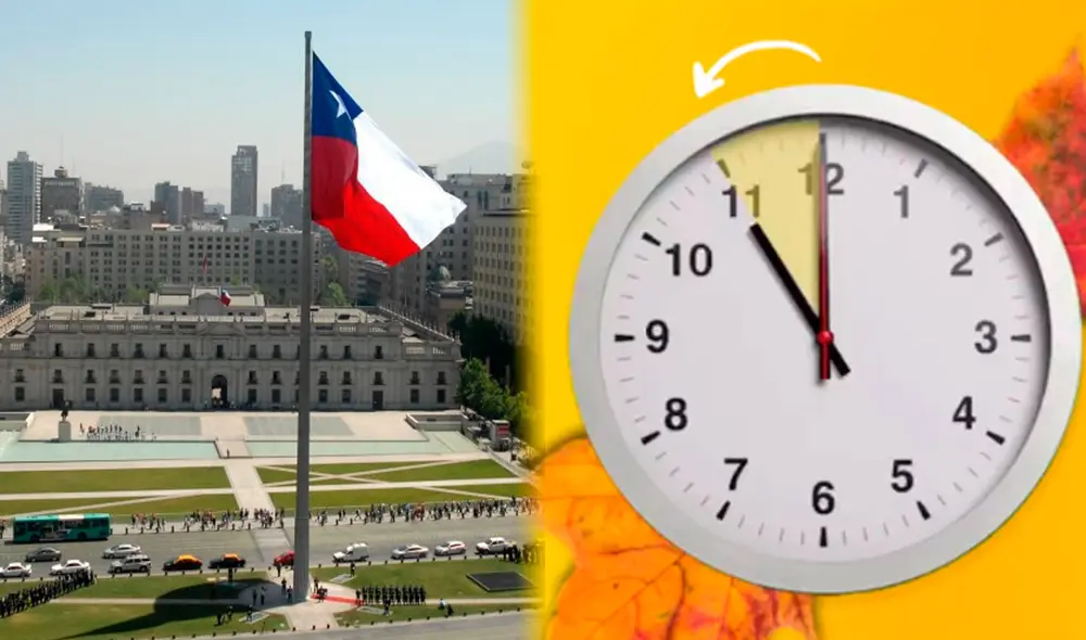 Este sábado 2 de abril, los chilenos deberán atrasar sus relojes una hora. Foto: composición / Meganoticias / Twitter Este sábado 2 de abril, los chilenos deberán atrasar sus relojes una hora. Foto: composición / Meganoticias / Twitter