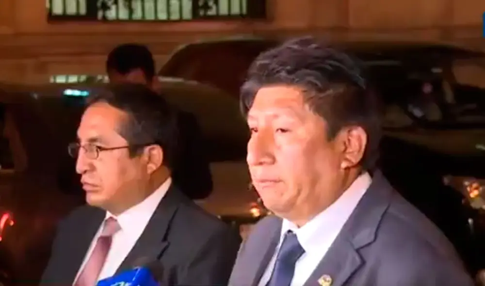 El vocero de Perú Libre dijo que el presidente Castillo "rectificará" sus expresiones hacia los protestantes. Foto: captura de Canal N El vocero de Perú Libre dijo que el presidente Castillo "rectificará" sus expresiones hacia los protestantes. Foto: captura de Canal N