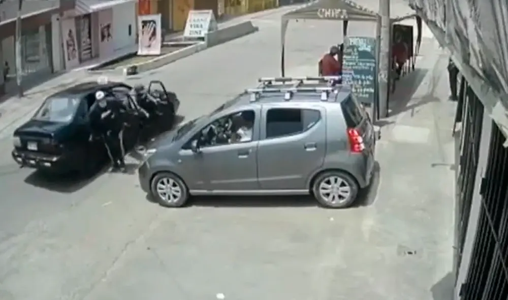 El adulto mayor fue asaltado en la puerta de la casa de apuestas a la que se dirigía. Video:  ATV