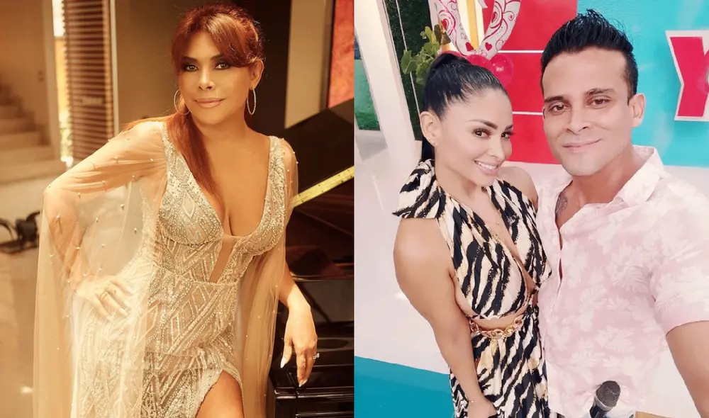 La pareja está tranquila después de todos los escándalos. Foto: Magaly Medina/Christian Domínguez/Pamela Franco/Instagram