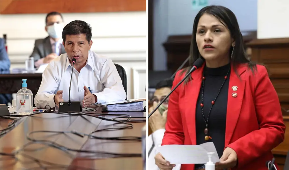 Congresista de Perú Libre pidió al presidente Castillo retractarse de sus afirmaciones sobre los manifestantes en paro. Foto: composición/ La República Congresista de Perú Libre pidió al presidente Castillo retractarse de sus afirmaciones sobre los manifestantes en paro. Foto: composición/ La República