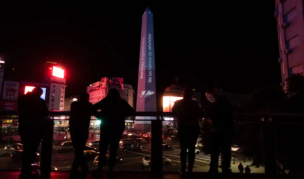 "Malvinas nos une más que nunca", subrayó la Cancillería argentina. Foto: AFP