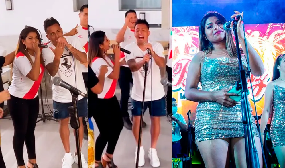 El futbolista peruano festejó al ritmo del tema “Niña tonta”, de La bella luz. Foto: composición / Instagram