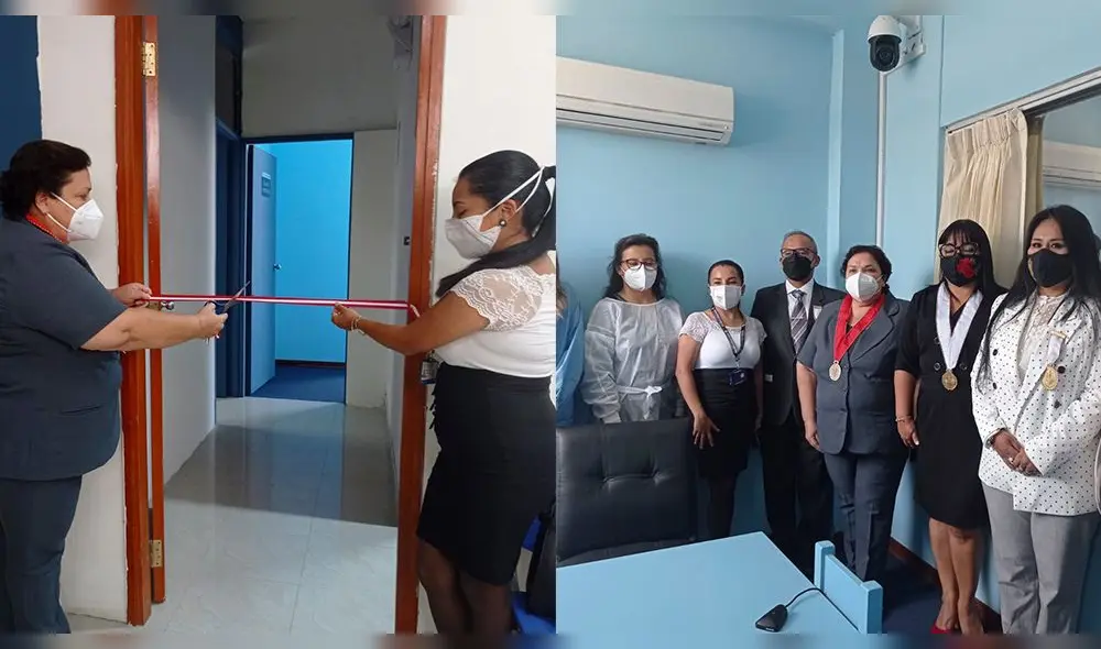 La Presidencia de la Junta de Fiscales Superiores de Tacna y la División Médico Legal inauguraron la cámara Gesell el 29 de marzo. Foto: Fiscalía Tacna