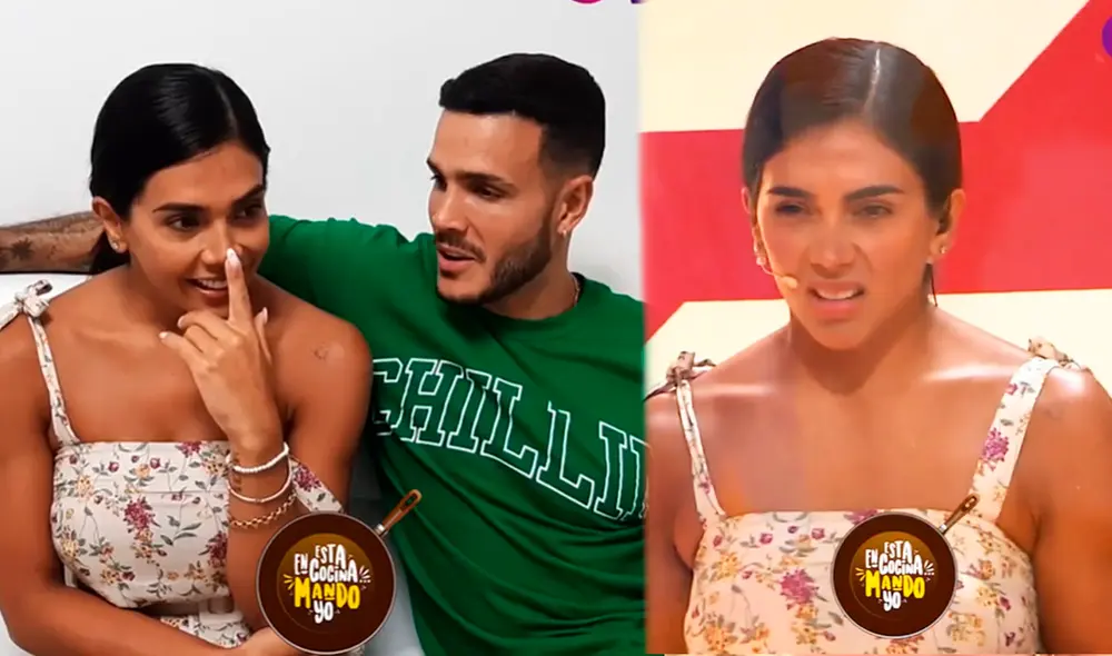 Mario Irivarren y Vania Bludau se presentaron en el programa “En esta cocina mando yo”. Foto: capturas de América TV
