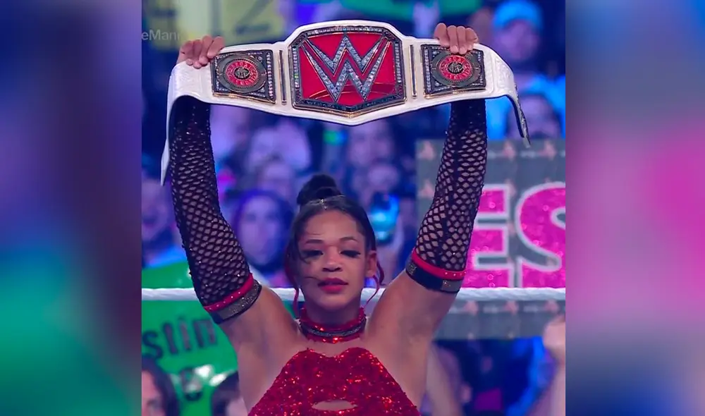 Blanca Belair se consagró campeona mundial por segunda vez. Foto: Captura Fox Sports 2 Blanca Belair se consagró campeona mundial por segunda vez. Foto: Captura Fox Sports 2