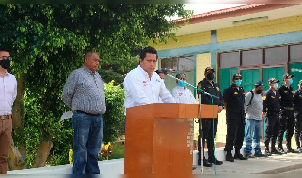 Director ejecutivo del Pejeza, Jesús Manuel Basilio Huallparuca se compromete a cerrar brechas contra la pobreza. Foto: Pejeza.
