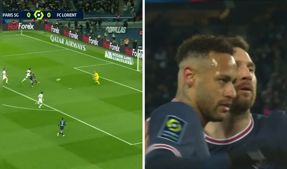 Neymar anotó el 1-0 del PSG. Foto: captura ESPN.