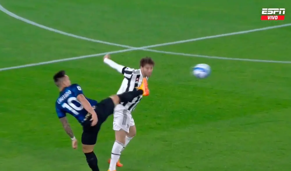 Lautaro Martínez es el pilar ofensivo del Inter de Milan ante la Juventus por Serie A. Foto: captura ESPN