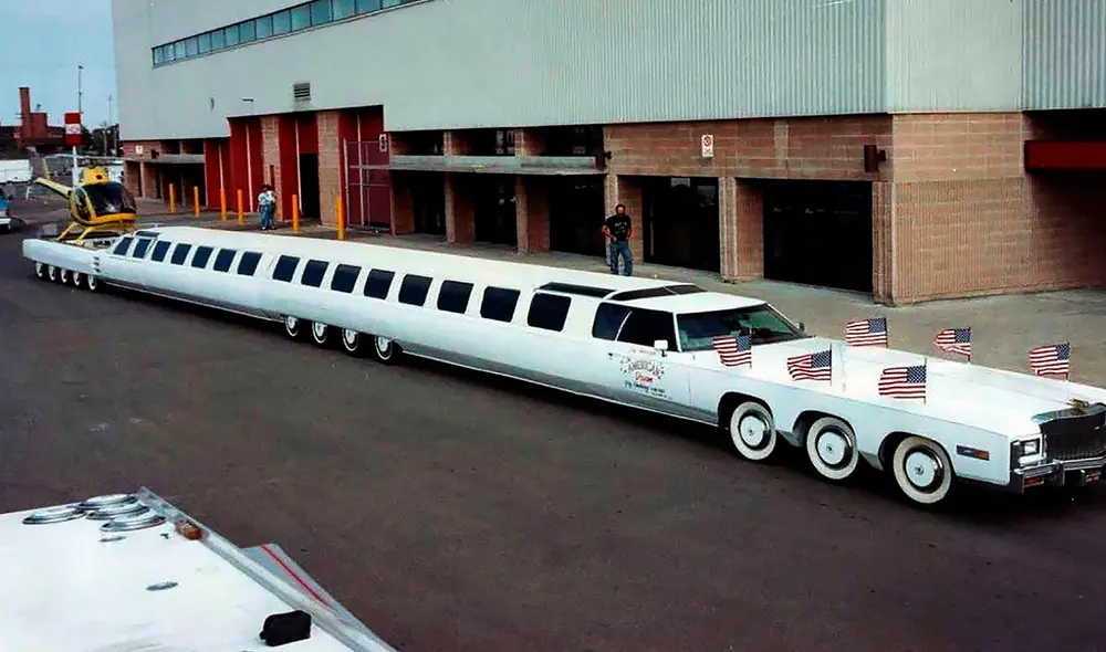 Es considerado el coche más largo del mundo y con varios lujos incluidos. Foto: American Dream