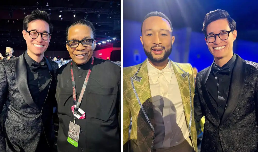 “Los más grandes muchas veces son los más humildes", expresó Tony Succar tras posar con diversos artistas. Foto: composición LR/ Instagram Tony Succar