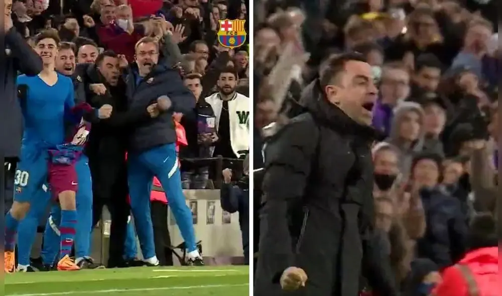 La emoción de Xavi. Foto: captura FC Barcelona. La emoción de Xavi. Foto: captura FC Barcelona.