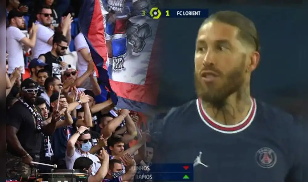 Sergio Ramos llegó al PSG procedente del Real Madrid. Foto: AFP/captura ESPN