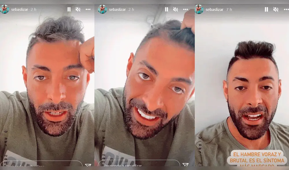 Sebastián Lizarzaburu compartió con sus seguidores cómo la pasa mientras se recupera de la COVID-19. Foto: composición Sebastián Lizarzaburu/Instagram