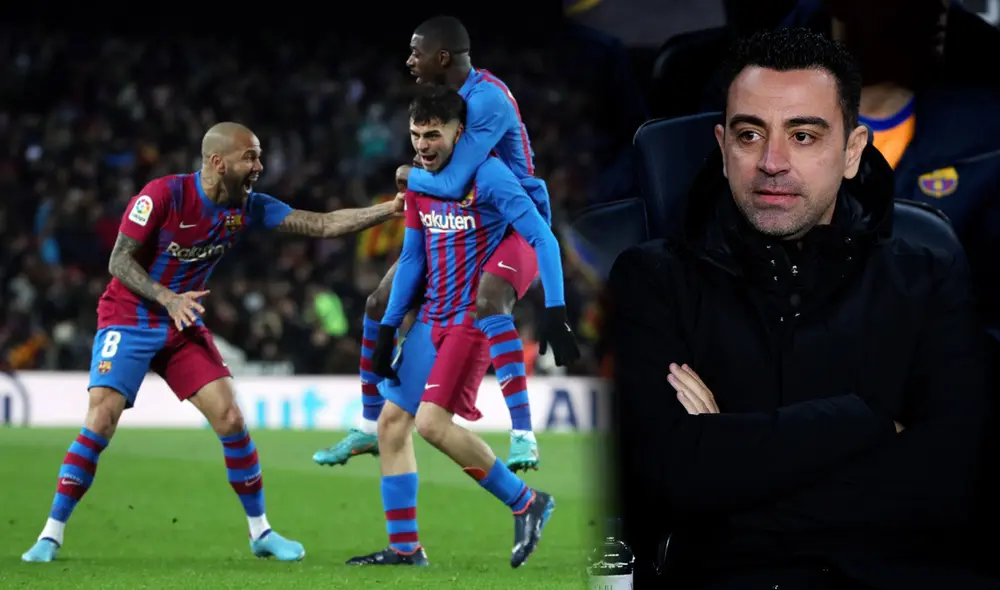 Xavi Hernández sumó su sexta victoria consecutiva con el Barcelona en LaLiga. Foto: composición/Barcelona