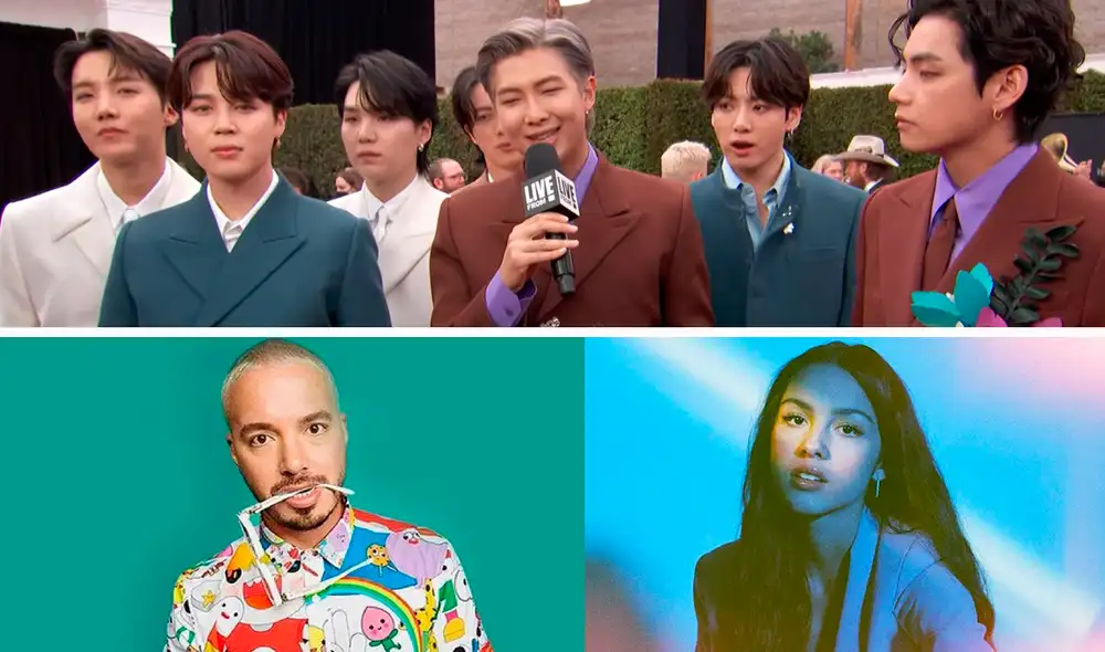 BTS: aunque es una pregunta recurrente, el tema de las colaboraciones volvió a mencionarse en los Grammy 2022. Foto: captura E!