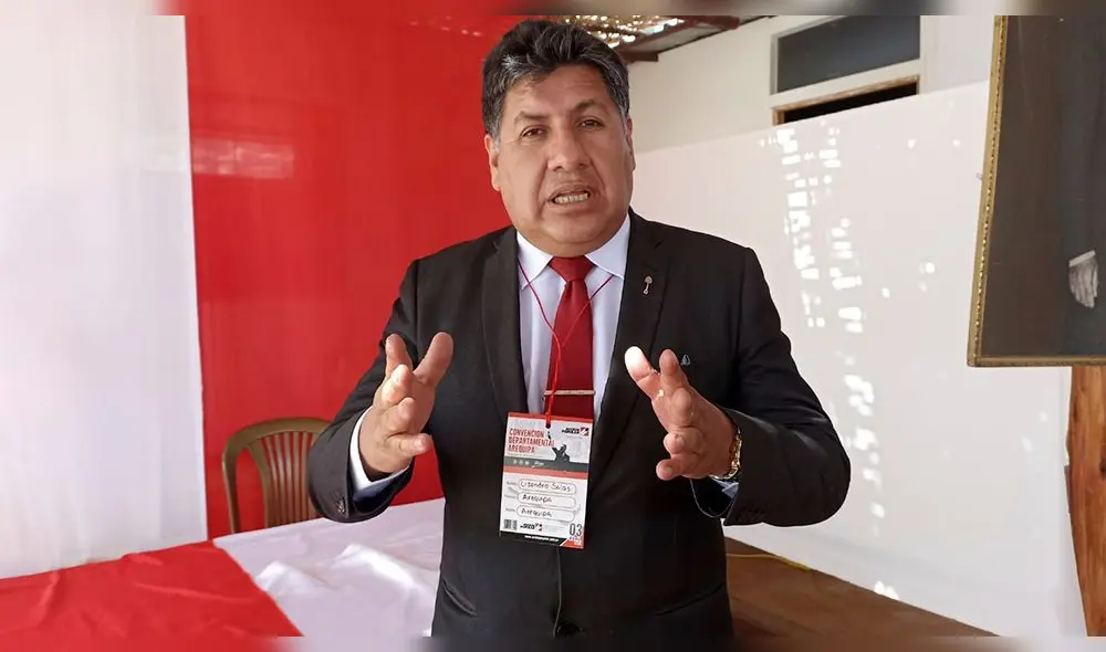 El secretario departamental de Acción Popular en Arequipa, Lizandro Salas, sostuvo que los parlamentarios podrían ser expulsados si son hallados responsables. Foto: URPI/Wilder Pari El secretario departamental de Acción Popular en Arequipa, Lizandro Salas, sostuvo que los parlamentarios podrían ser expulsados si son hallados responsables. Foto: URPI/Wilder Pari