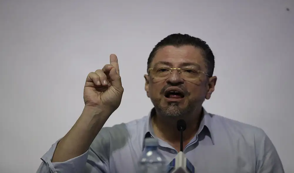 Rodrigo Chaves es el presidente número 49 de Costa Rica. Foto: EFE