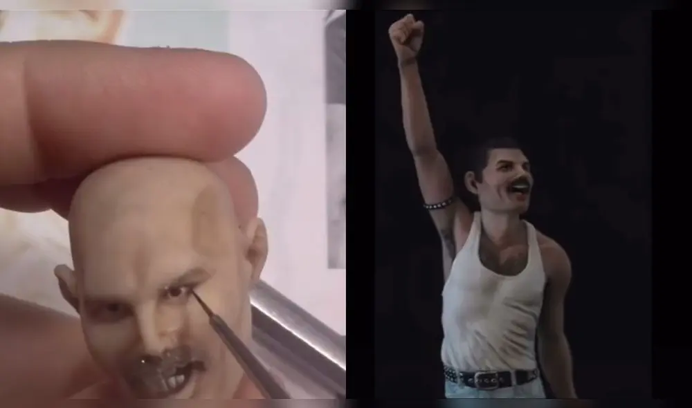 El artista suele realizar esculturas de otros personajes famosos. Foto: captura de TikTok El artista suele realizar esculturas de otros personajes famosos. Foto: captura de TikTok