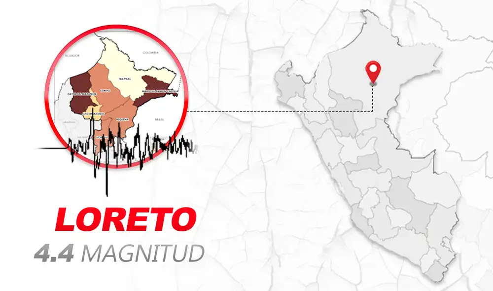 El sismo se registró a las 04.12 a. m. de este lunes 4 de abril. Foto: composición LR El sismo se registró a las 04.12 a. m. de este lunes 4 de abril. Foto: composición LR