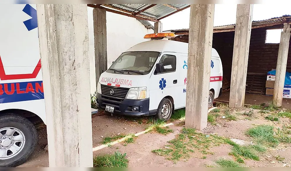 En mal estado. En centros de salud de Puno hay ambulancias detenidas por falta de reparación. Foto: La República