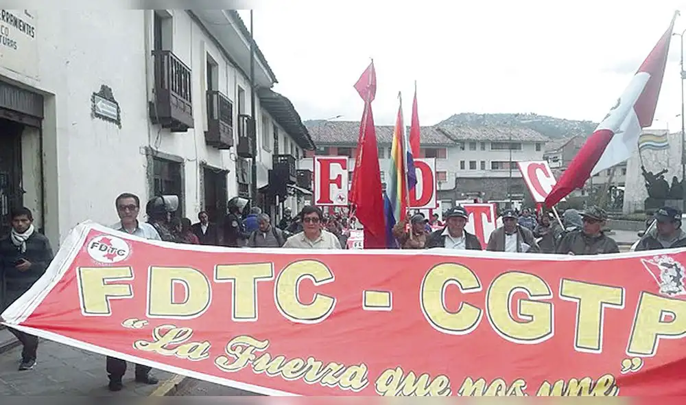 Protesta. Gremios de Cusco alistan paralización. Foto: La República Protesta. Gremios de Cusco alistan paralización. Foto: La República