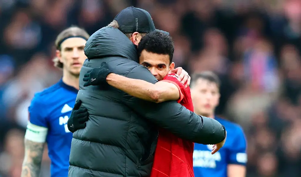 Jürgen Klopp ha reconocido el trabajo de Luis Díaz en más de una ocasión. Foto: EFE