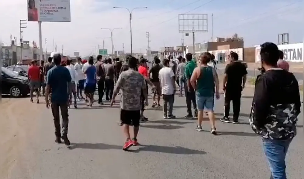 Transportistas de Chimbote y Nuevo Chimbote se sumaron al paro nacional. Foto: captura de video/Noticias Digital Áncash.
