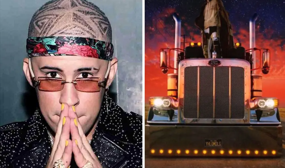Te compartimos las mejores letras de "El último tour del mundo", trabajo discográfico que le permitió a Bad Bunny ganar el premio  Grammy al mejor álbum de la música urbana. Foto: composición/ difusión/ Music mundial