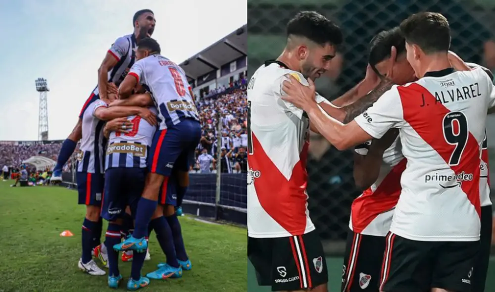 Este miércoles 6 de abril, desde las 7.00 p. m. (hora local) juegan Alianza Lima vs River Plate en el Nacional de Lima. Foto: composición LR / Instagram de los clubes