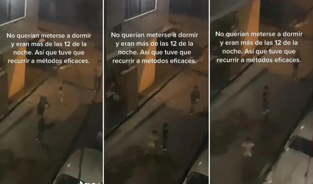 La viral escena protagonizada por los menores logró obtener miles de reacciones en las diferentes plataformas sociales. Foto: captura de TikTok