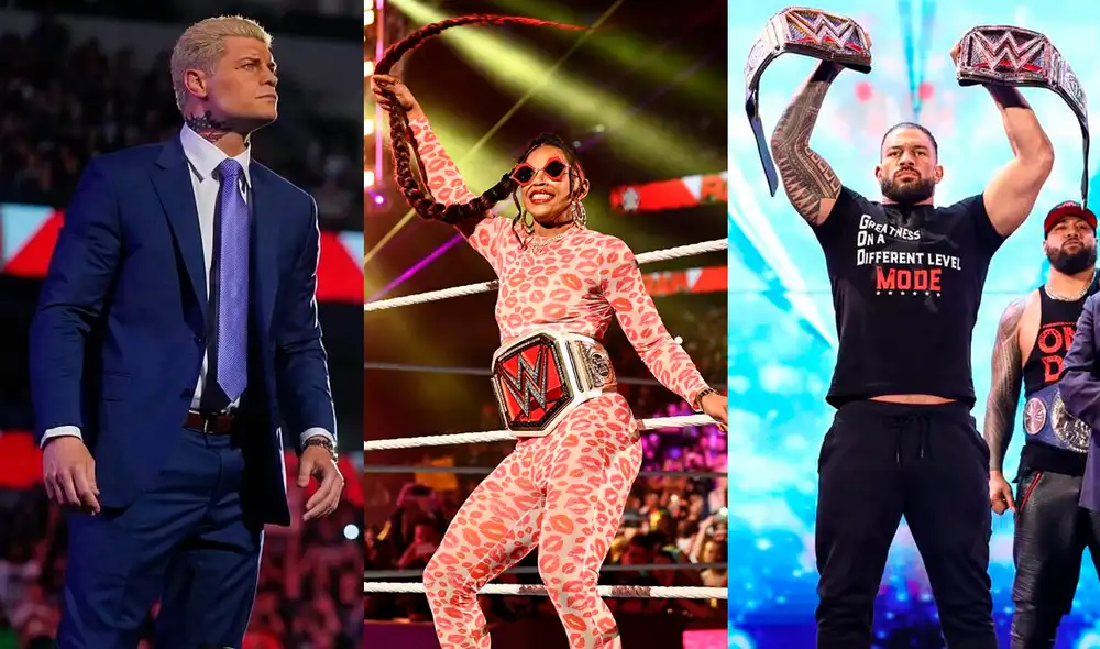 WWE llevó a cabo un capítulo especial de Monday Night RAW post WrestleMania 38. Foto: composición de WWE