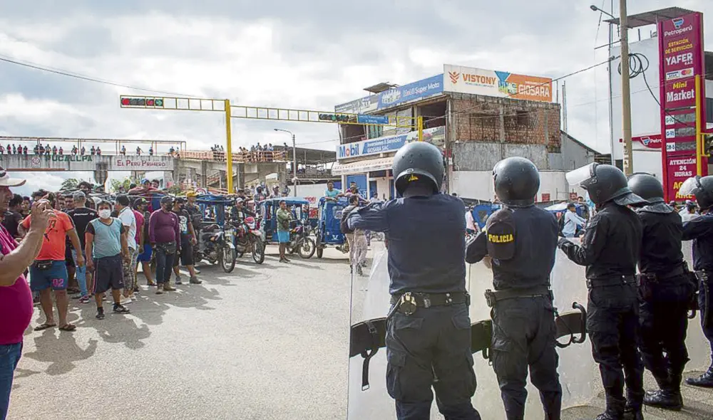 Ucayali. Pucallpa también acató la protesta. Foto: cortesía Diario Ímpetu Ucayali. Pucallpa también acató la protesta. Foto: cortesía Diario Ímpetu