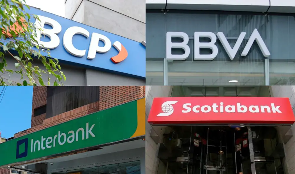 BCP, BBVA, Scotiabank, Interbank