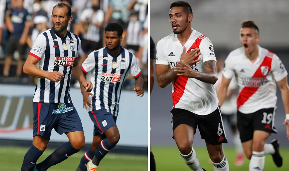 Alianza Lima y River Plate vuelven a enfrentarse por Copa Libertadores después de tres años. Foto: composición GLR/AFP