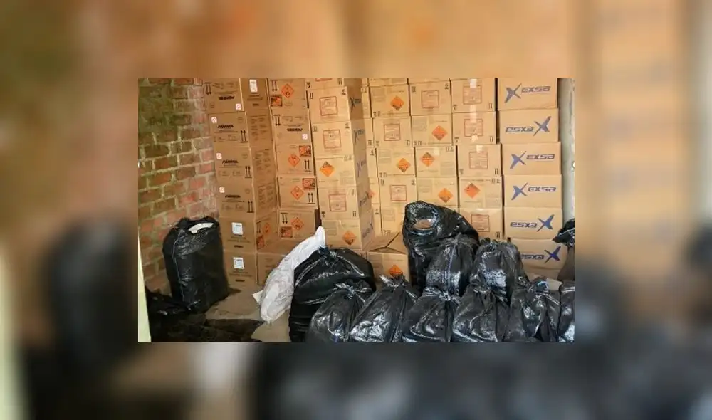 La intervención se produjo en un inmueble, ubicado en el caserío La Arena, del distrito Huamachuco. Foto: PNP