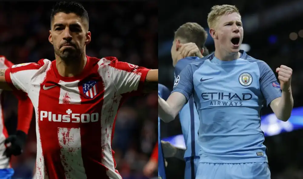 Manchester City y Atlético Madrid se enfrentan en el Etihad Stadium por los cuartos de final de la Champions League. Foto: composición EFE