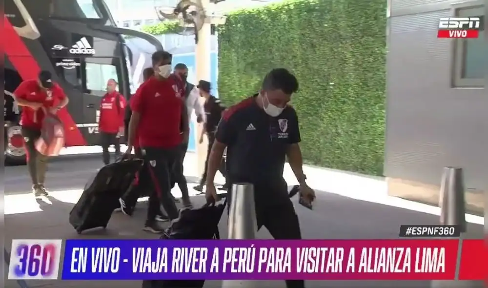 Marcelo Gallardo comanda la delegación de River rumbo a Lima. Foto: ESPN